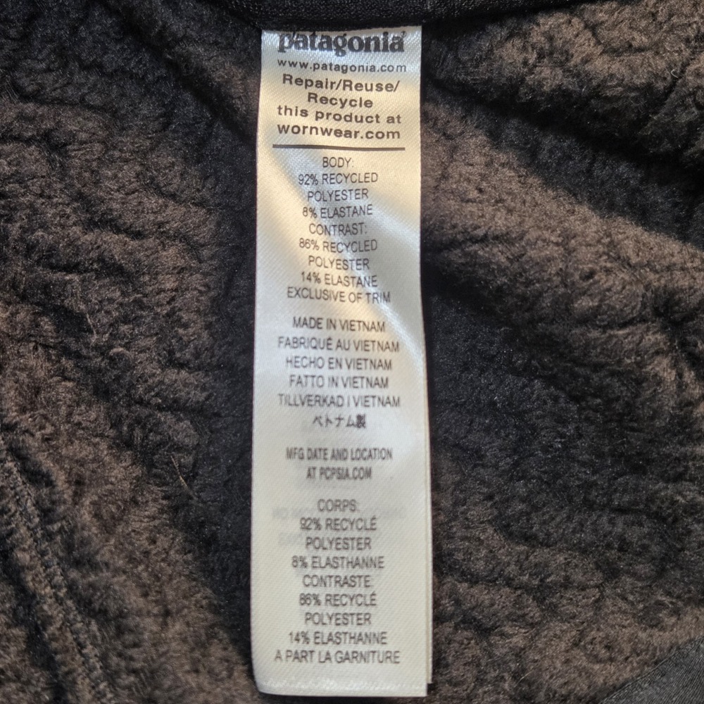 PATAGONIA R2 Cross Strata Jacket Women's XL Black Outdoors Gorpcore Brand New - Picture 10 of 10